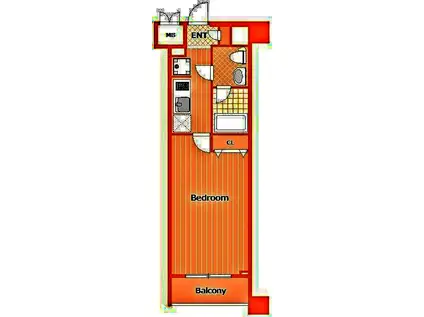 SHOKEN RESIDENCE横浜ウエスト(1K/6階)の間取り写真