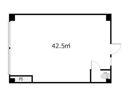 キャピタルコートXIV(ワンルーム/1階)の間取り写真