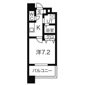 MARCHE一宮(1K/10階)の間取り写真
