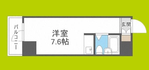 ダイドーメゾン本町(ワンルーム/10階)の間取り写真