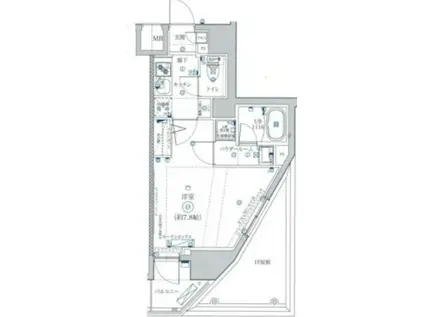 スプレスター綾瀬(1K/6階)の間取り写真