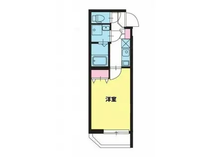 サンクレスト吉田(1K/3階)の間取り写真
