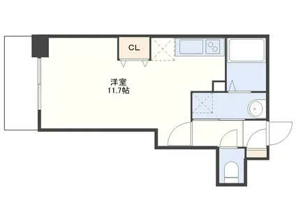 リッチモンドプライムマンション(ワンルーム/3階)の間取り写真