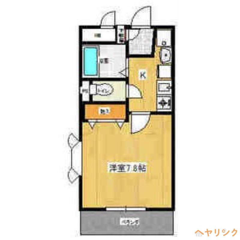 リべルタ(1K/3階)の間取り写真