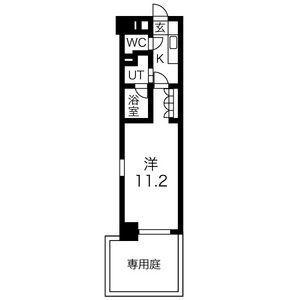 タウンライフ一社(1K/1階)の間取り写真