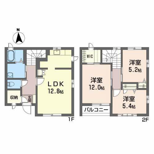 ソレーユ(3LDK/1階)の間取り写真
