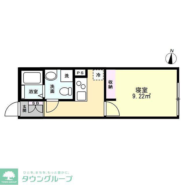 LUMIERE HATOGAYA(1K/2階)の間取り写真