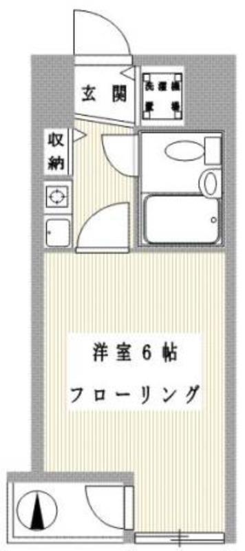 アーバンヒルズ早稲田正門前(1K/2階)の間取り写真