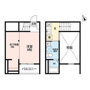 BLOSSOM MEIJI(ワンルーム/2階)の間取り写真