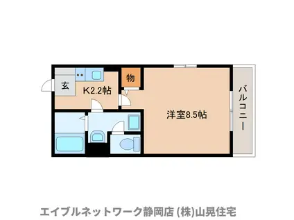 コーストヴィレッジI(1K/1階)の間取り写真