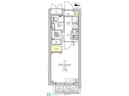 SHOKEN RESIDENCE西川口(1K/1階)の間取り写真