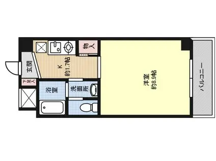 サテライト王子公園(1K/1階)の間取り写真