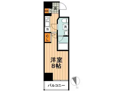 アイル大手町(1K/9階)の間取り写真