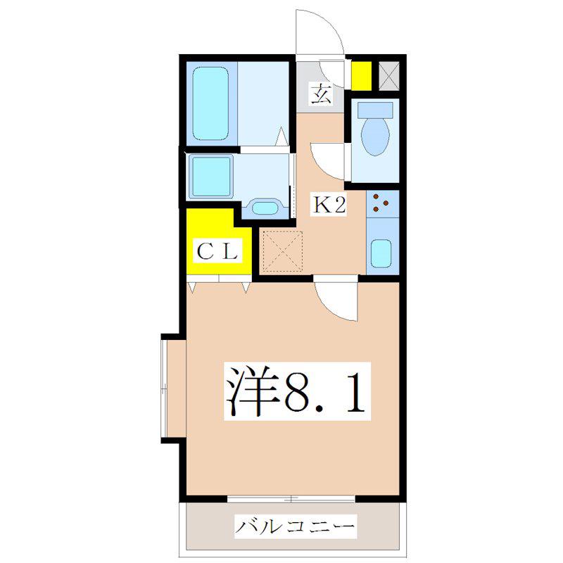N-VILLAGE(1K/1階)の間取り写真