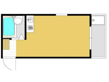 メゾンドアーム(ワンルーム/2階)の間取り写真