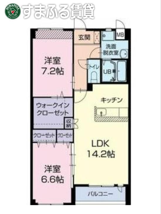 SARAI(2LDK/1階)の間取り写真