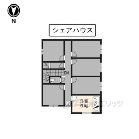 OPENDOORAPARTMENT(ワンルーム/2階)の間取り写真