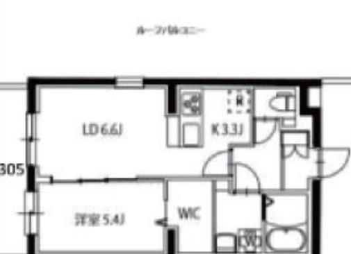 JM駒沢(1LDK/3階)の間取り写真