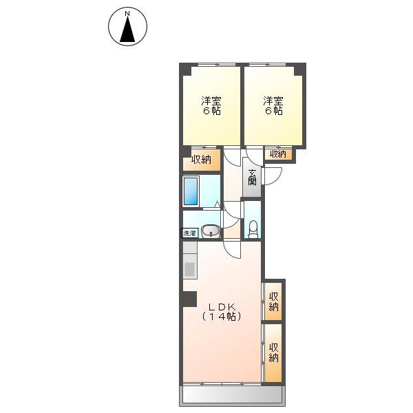 SEYANTA味鋺(2LDK/1階)の間取り写真