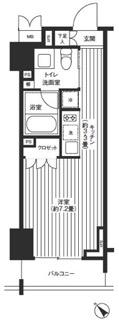 レジディア渋谷 9階(1K/9階)の間取り写真