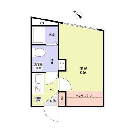 VISTA IZUMI(1K/2階)の間取り写真