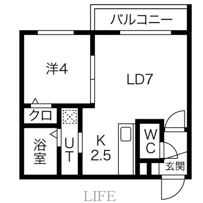 PLAN DOLL(1LDK/4階)の間取り写真