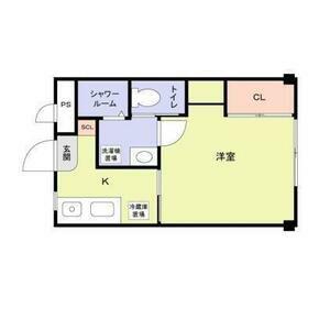 ハイム デダチ(1K/2階)の間取り写真