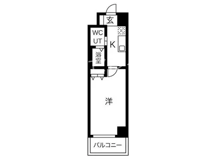 リアライズ住之江公園(1K/3階)の間取り写真