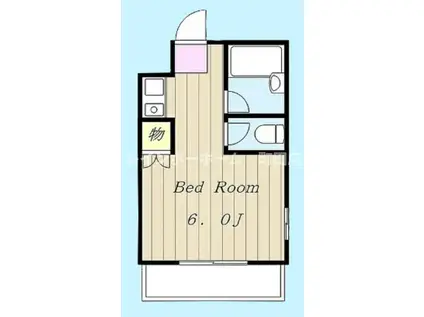 ウエルステイ生田(ワンルーム/3階)の間取り写真