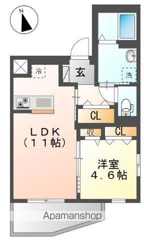 CHIGURA湯島 ーチグラユシマー(1LDK/2階)の間取り写真