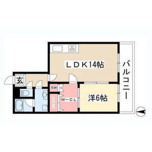 フェアモント21(2LDK/4階)の間取り写真