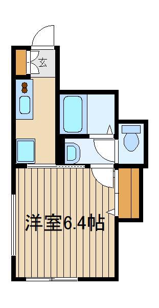 ノーチェ(1K/1階)の間取り写真