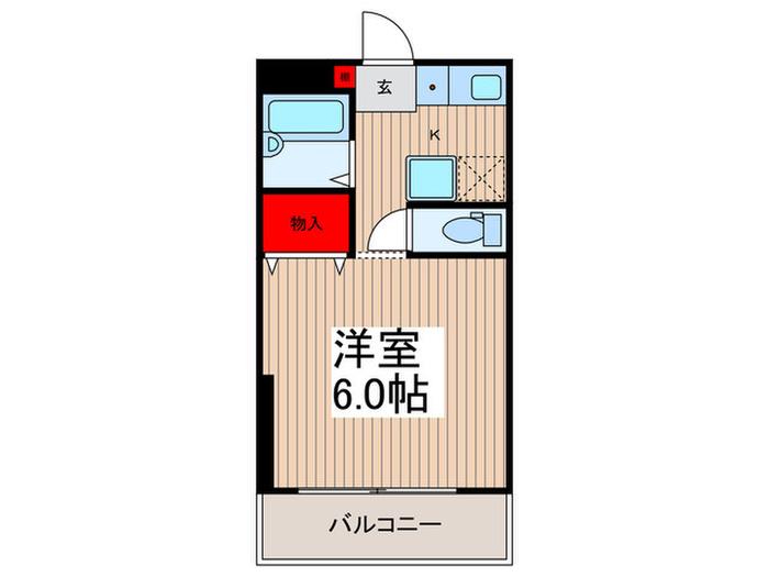 業平S・Eビル(1K/1階)の間取り写真