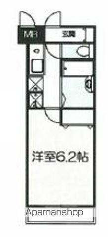 T&G四谷マンション(1K/5階)の間取り写真