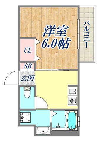 ステラハウス30(1K/2階)の間取り写真