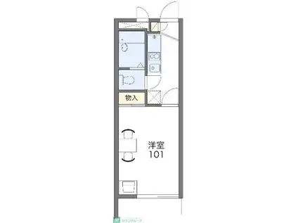 レオパレス光が丘 18902(1K/2階)の間取り写真