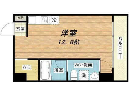 アドバンス心斎橋NEXTURE(ワンルーム/9階)の間取り写真