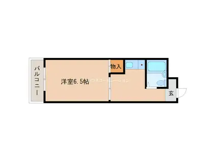 コンフォート南塚口パートⅠ(1K/5階)の間取り写真