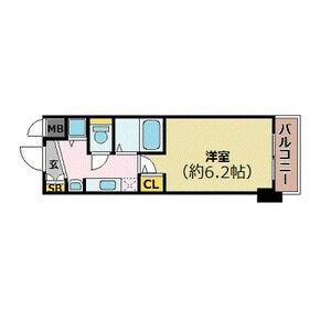 プレサンス名古屋駅前プラチナム(1K/4階)の間取り写真