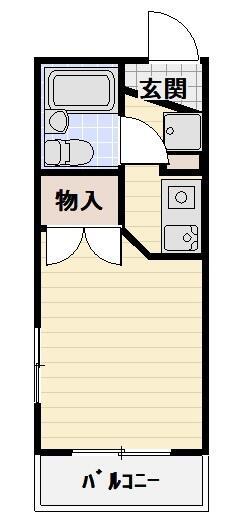 アーバンプラザ相模原(1K/3階)の間取り写真