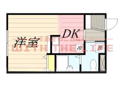 リノ・パラッツォ(1DK/1階)の間取り写真