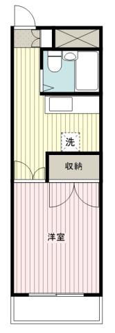 エスポワール マンション(1DK/3階)の間取り写真