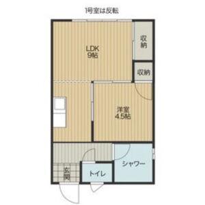 カーサバレンシア(1LDK/4階)の間取り写真