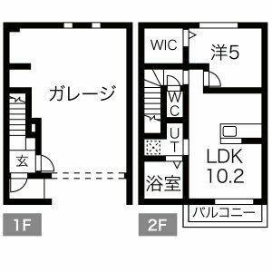 FREE STAGE I(1LDK/1階)の間取り写真