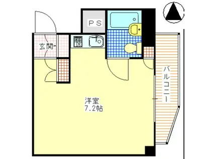 ユニーブル保土ヶ谷(ワンルーム/3階)の間取り写真