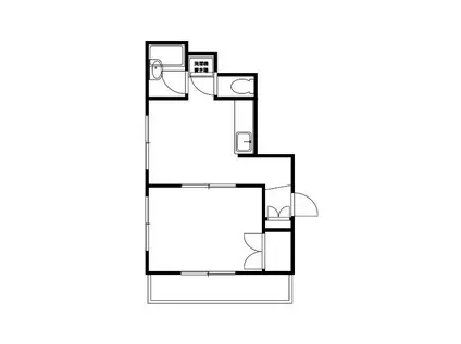 クレバーズハイム王子(1DK/3階)の間取り写真