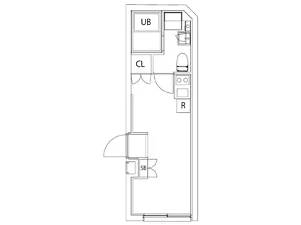 CITY WALK王子DUE(ワンルーム/5階)の間取り写真