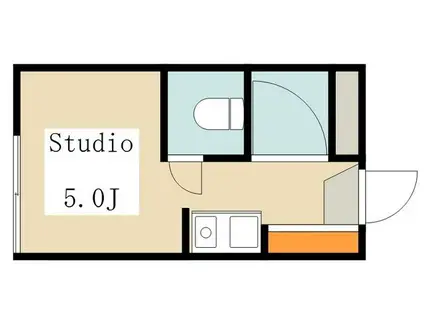 テラス西永福(ワンルーム/2階)の間取り写真