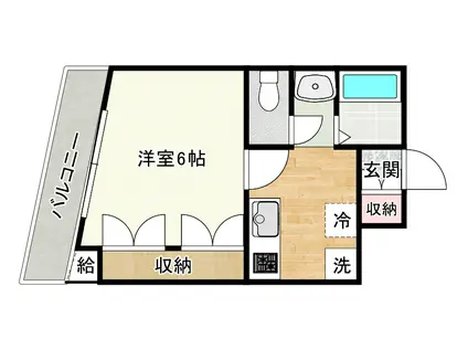 TC支倉(1K/5階)の間取り写真