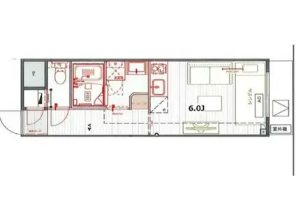 リフィオ成増 25.02(ワンルーム/3階)の間取り写真